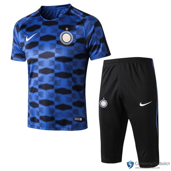 Camiseta Entrenamiento Inter de Milán Conjunto Completo 2017-18 Azul